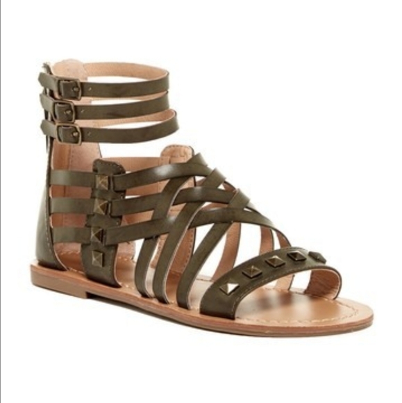 Indigo Shoes - [NEW] Indigo Rd Studded Gladiator Sandals
